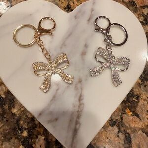 Sparkling Bow Keychain / Bag Charm